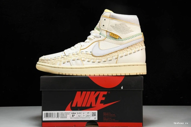 FD2565-100 OG High 1 "Woven" Air  Union x Jordan   0813